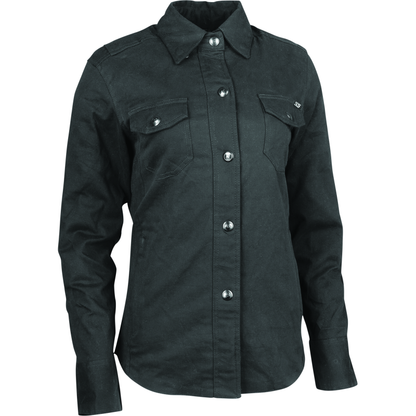 Speed and Strength Speed Society Armored Moto Shirt Black Womens - 3XL