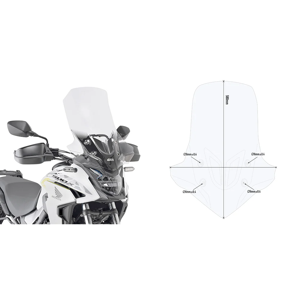 Windshield Specific Clear Hon