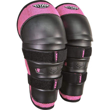 Fox Racing Black/Pink Youth Titan Motocross Knee/SHIN Guard - 08037-285-OS