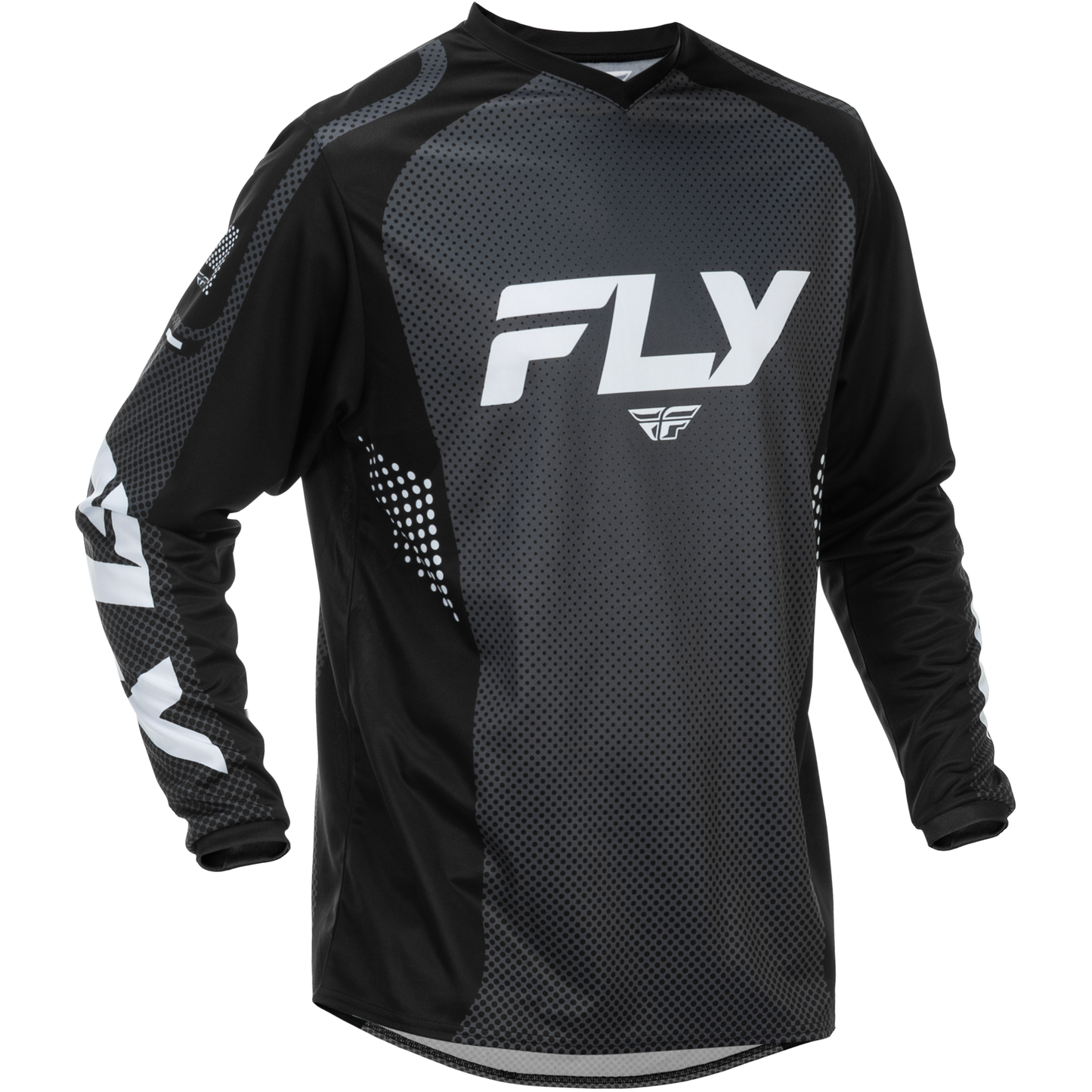 F 16 Jersey Black/White Lg