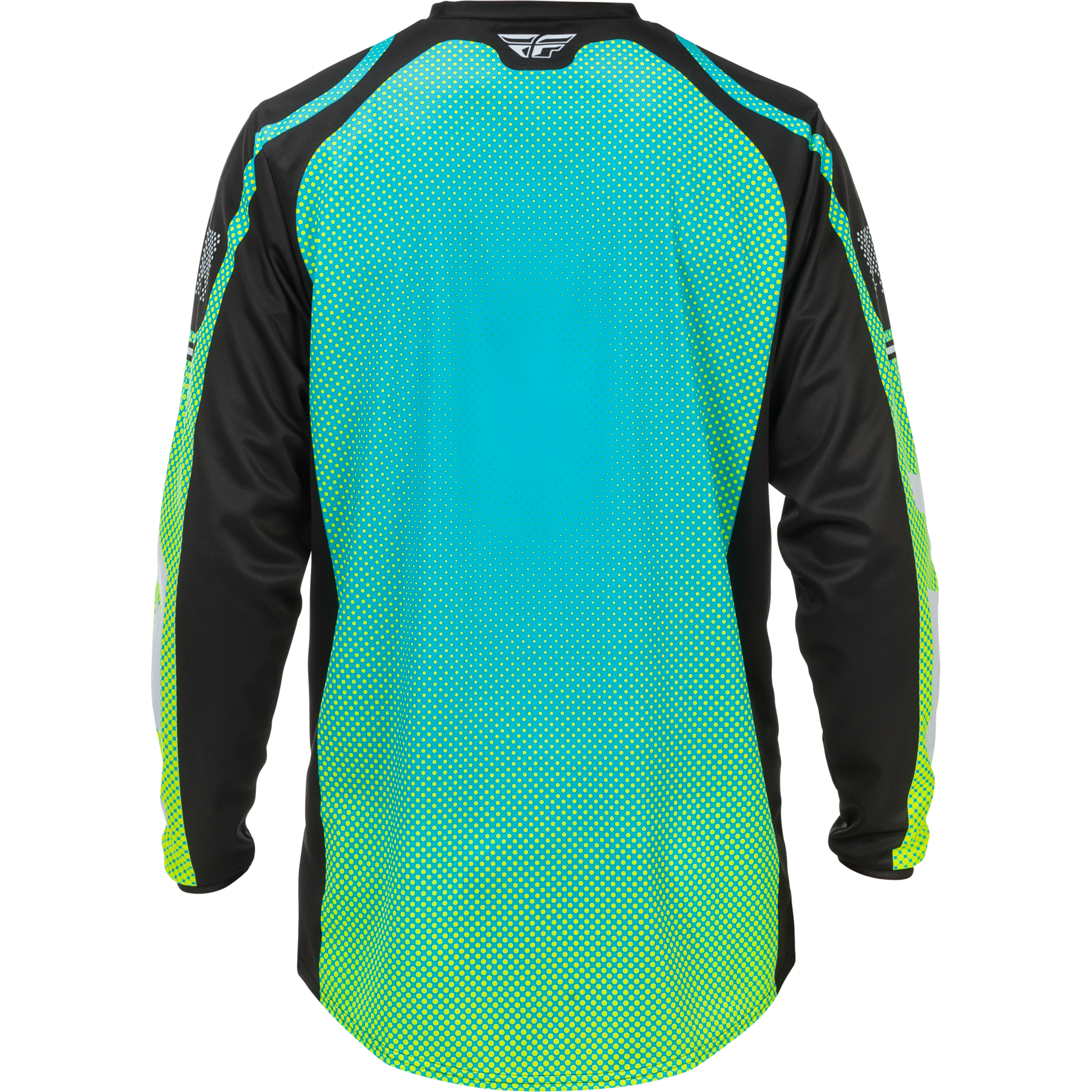 F 16 Jersey Aqua/Black/White Lg