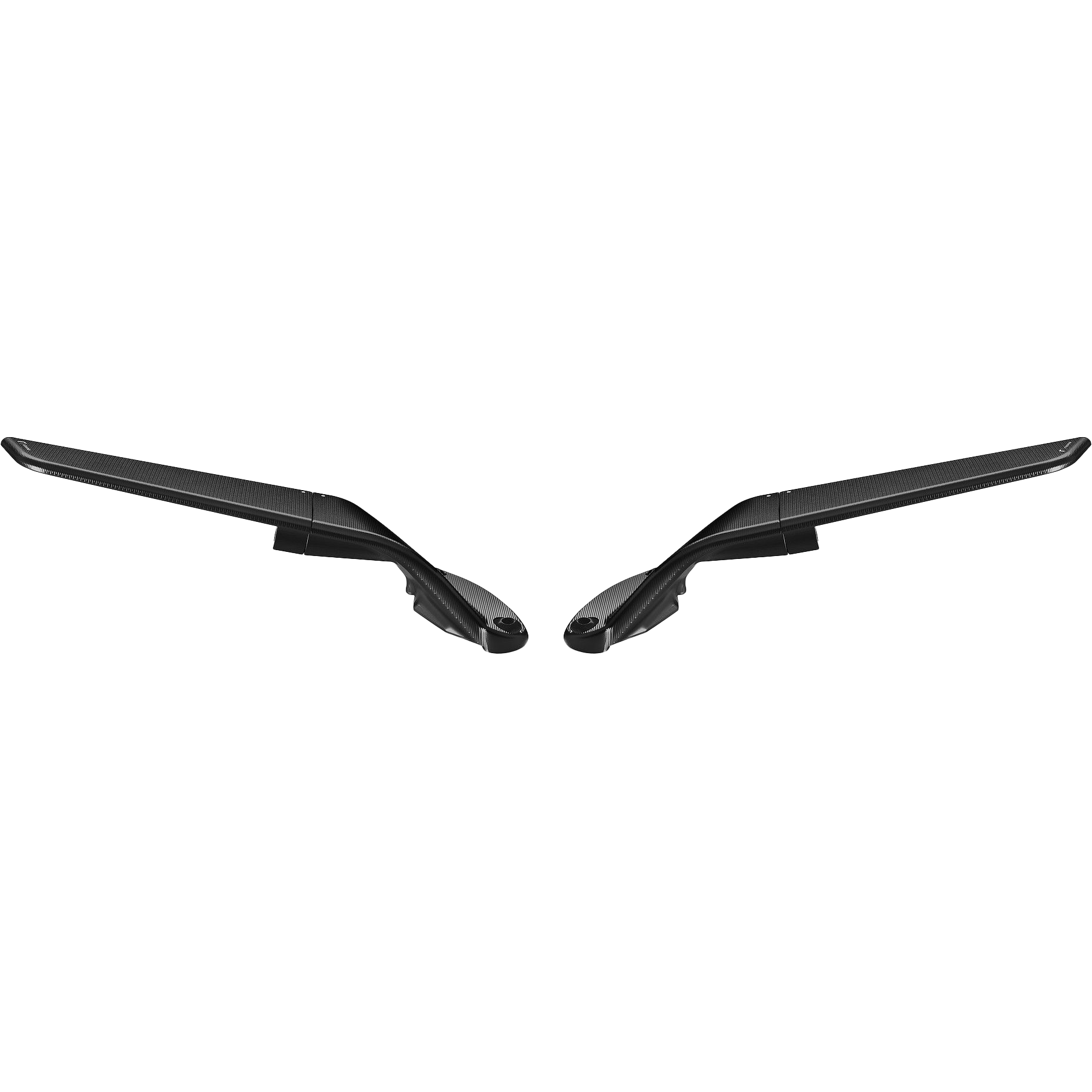 Stealth Sport Mirror Black Pair Kaw