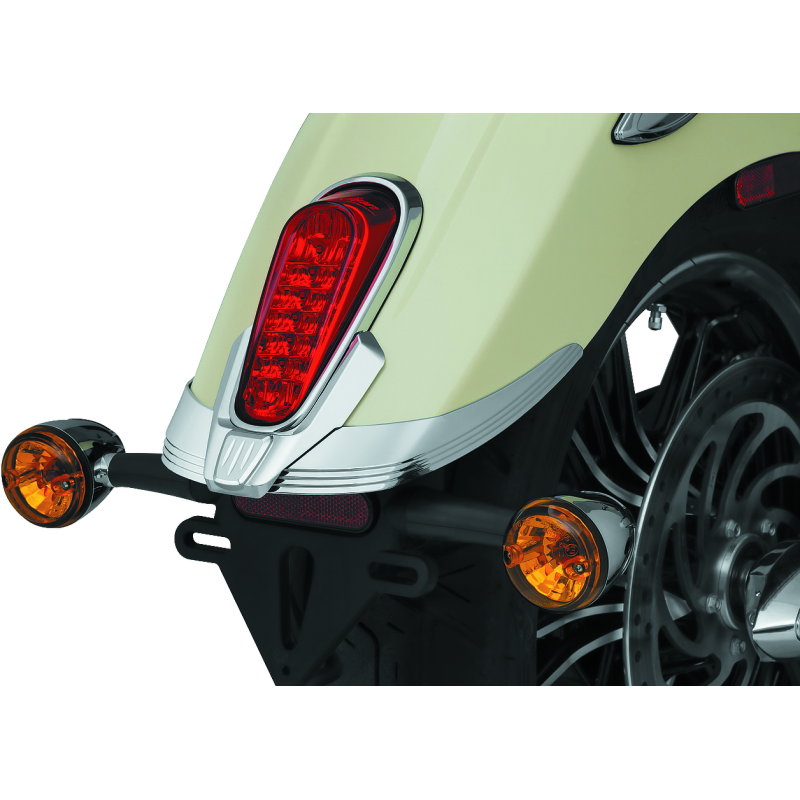 Kuryakyn Legacy Rear Fender Tip 15-19 Scout Models Excluding Bobber Chrome
