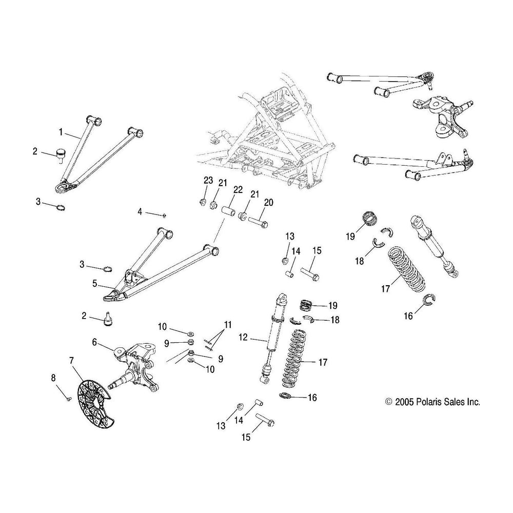 
                      
                        Polaris ATV Steering Knuckle Assembly, Right, Genuine OEM Part 1822878, Qty 1
                      
                    