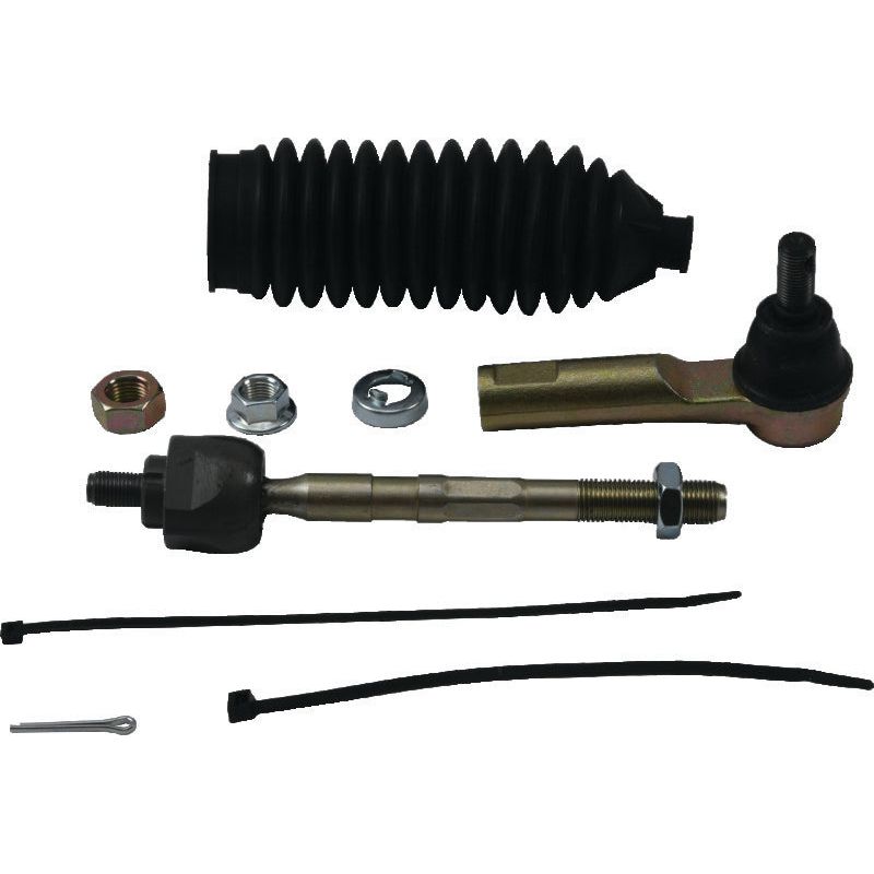 QuadBoss 15-21 Honda SXS500 Pioneer 500 Steering Rack Tie Rod Assembly Kit - Left Inner & Outer