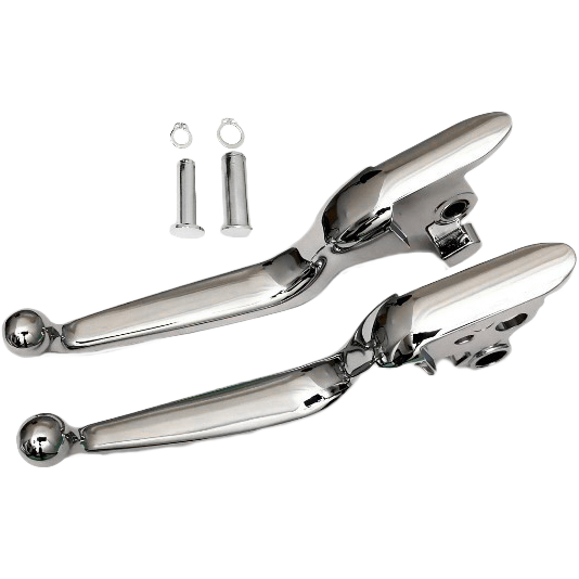 Smooth Lever Set Chrome Softail 18 23