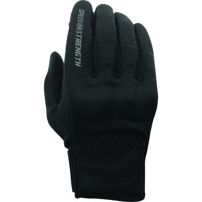 Speed and Strength Speed Society Gloves Black Womens - XL