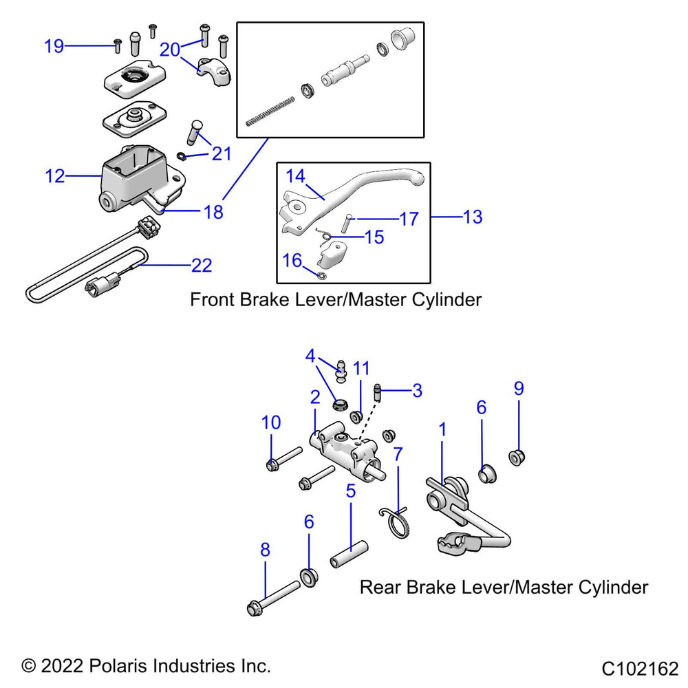 
                      
                        Polaris ATV K-SVC, Piston, Res Body Assembly, [Incl. Body, Piston, Seals, Spring], Genuine OEM Part 2208178, Qty 1
                      
                    