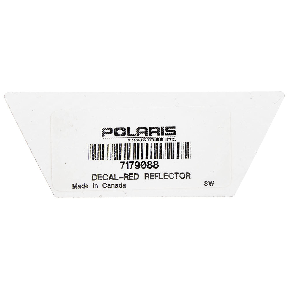 
                      
                        Polaris Ranger Reflector Decal, Red, Genuine OEM Part 7179088, Qty 1
                      
                    