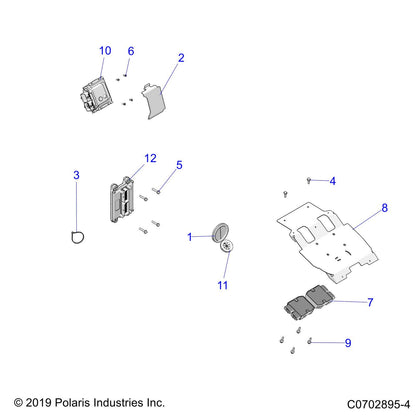 Polaris RZR SCM-Programmed,, MP, Genuine OEM Part 4018800, Qty 1