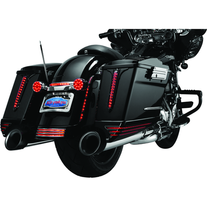 Kuryakyn Rear Fender Accents FLHX & FLTR Models Chrome