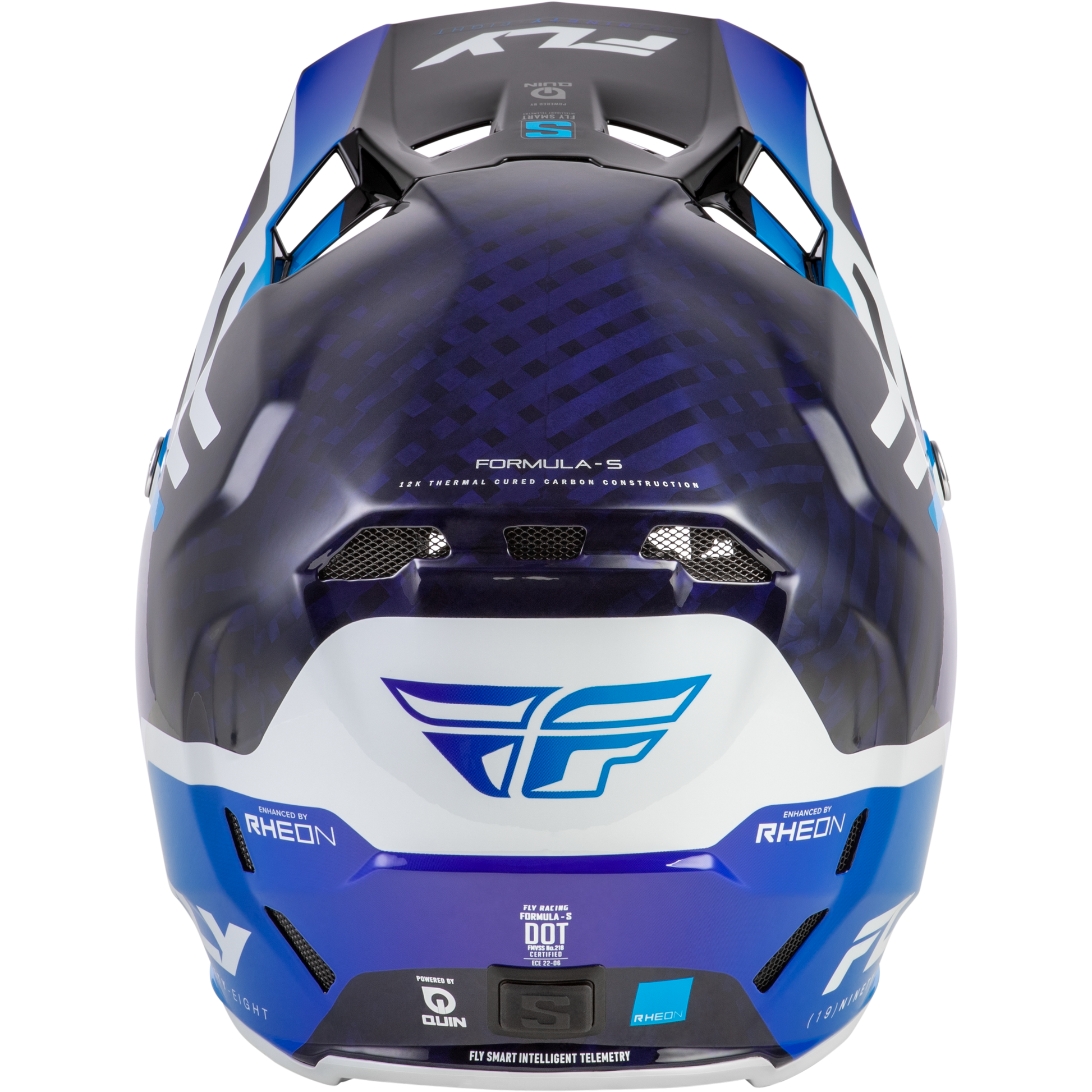 Formula S Carbon Byte Helmet Blue Carbon/Blue/White 2x