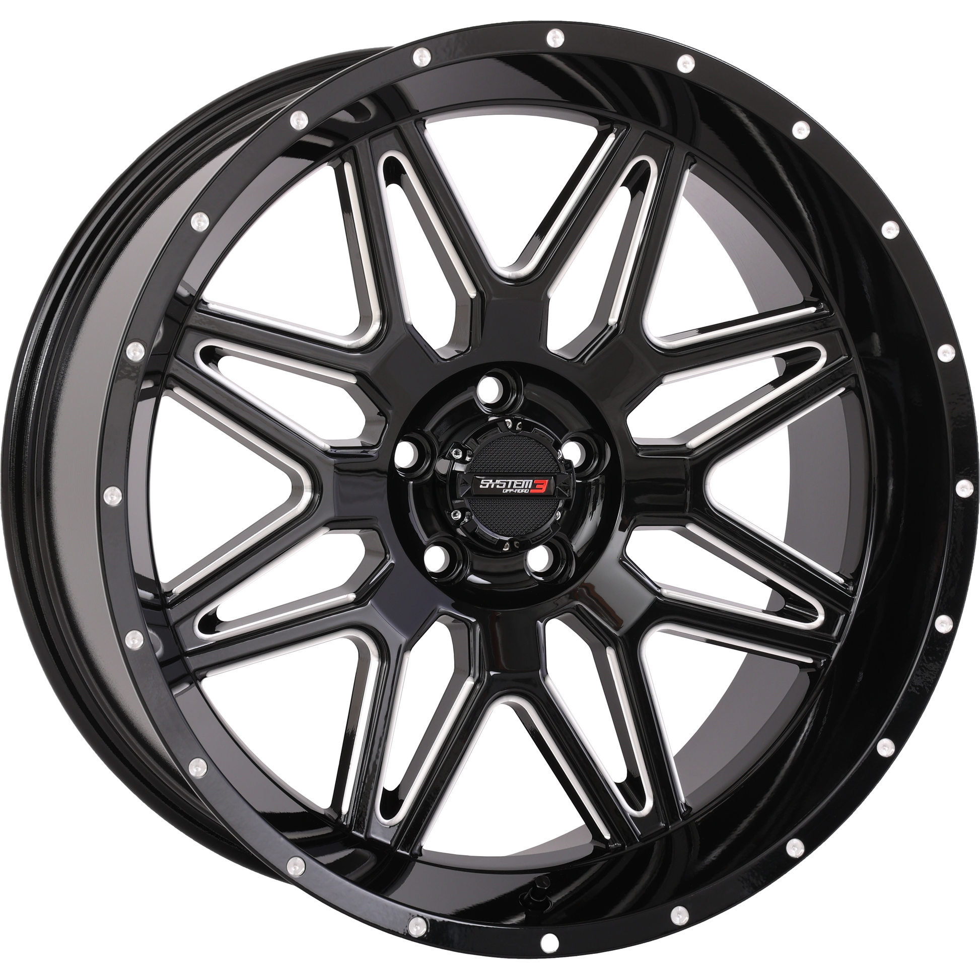 St7 Wheel 20x9 5+4 (0mm) 5/4.5 Gloss Black Milled