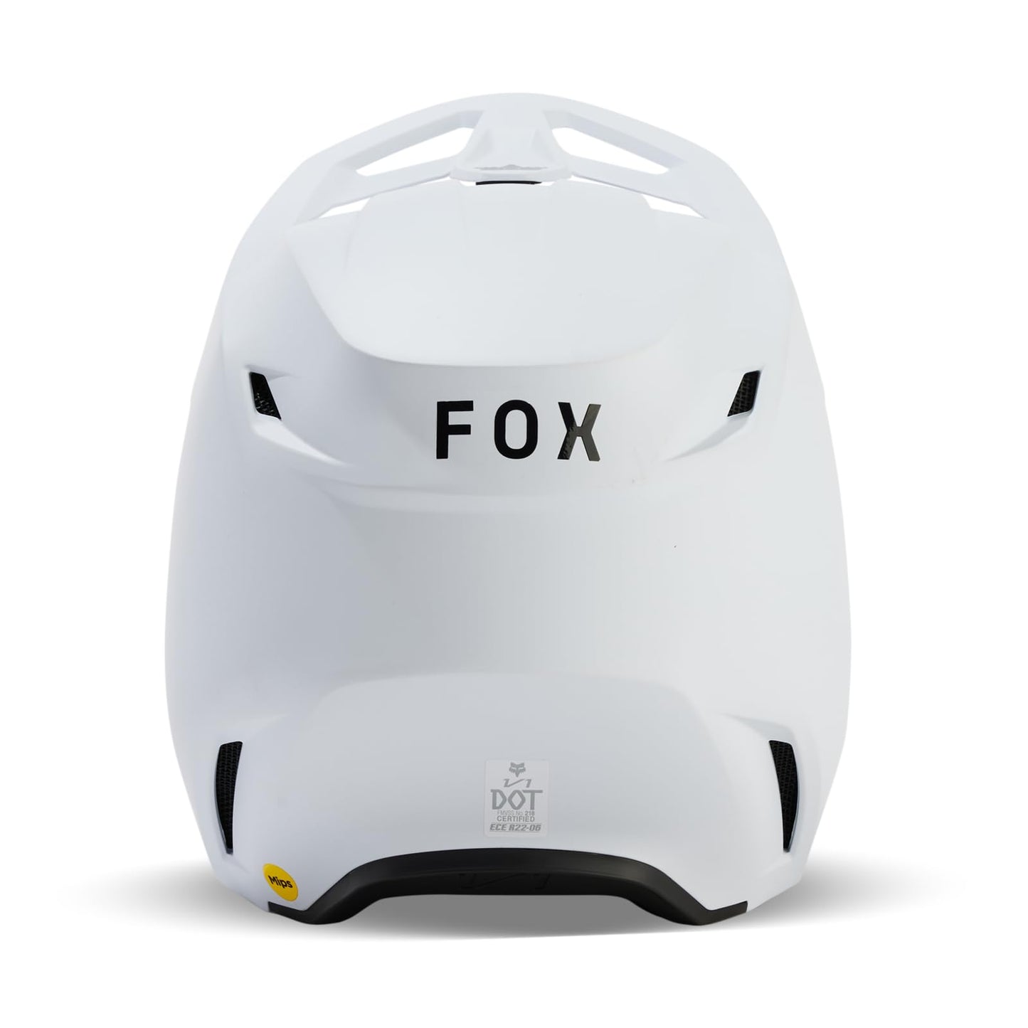 Fox Racing V1 MOTOCROSS HELMET, MATTE WHITE, Small