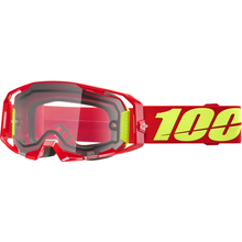 Armatic  Enduro Moto Goggle Red Clear Lens