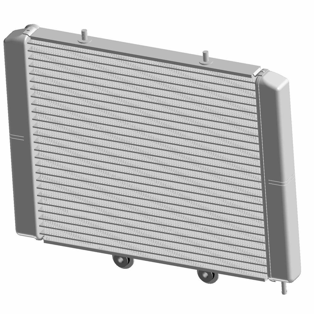 Polaris ATV VGT Radiator Assembly, 324 x 360, Genuine OEM Part 1240521, Qty 1