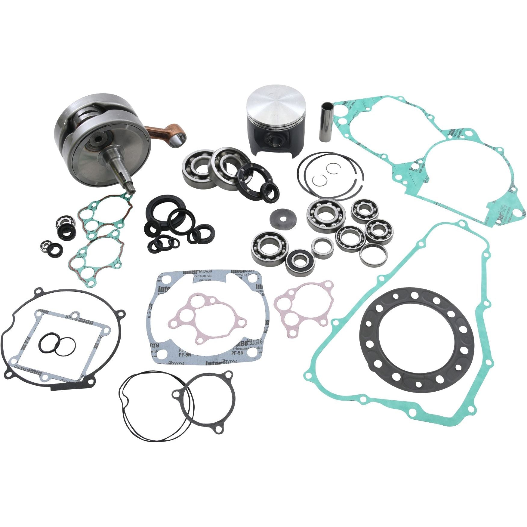 Complete Engine Rebuild Kit Os Piston +0.5mm Hon
