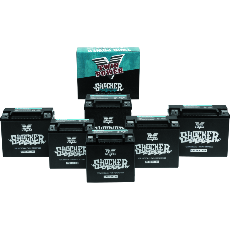 Twin Power YTX-14 Shocker Battery Replaces H-D 65948-00 220 CCA