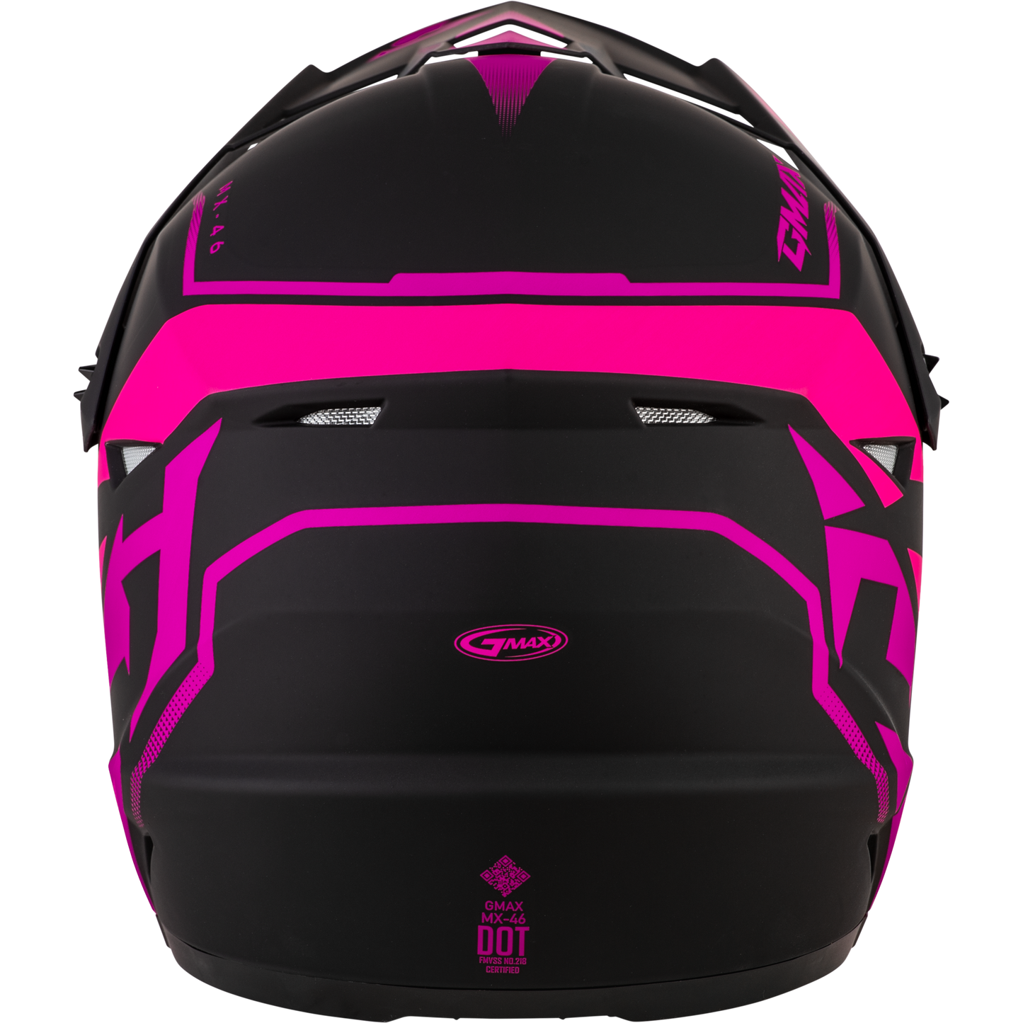 Mx 46 Compound Helmet Matte Black/Pink Md