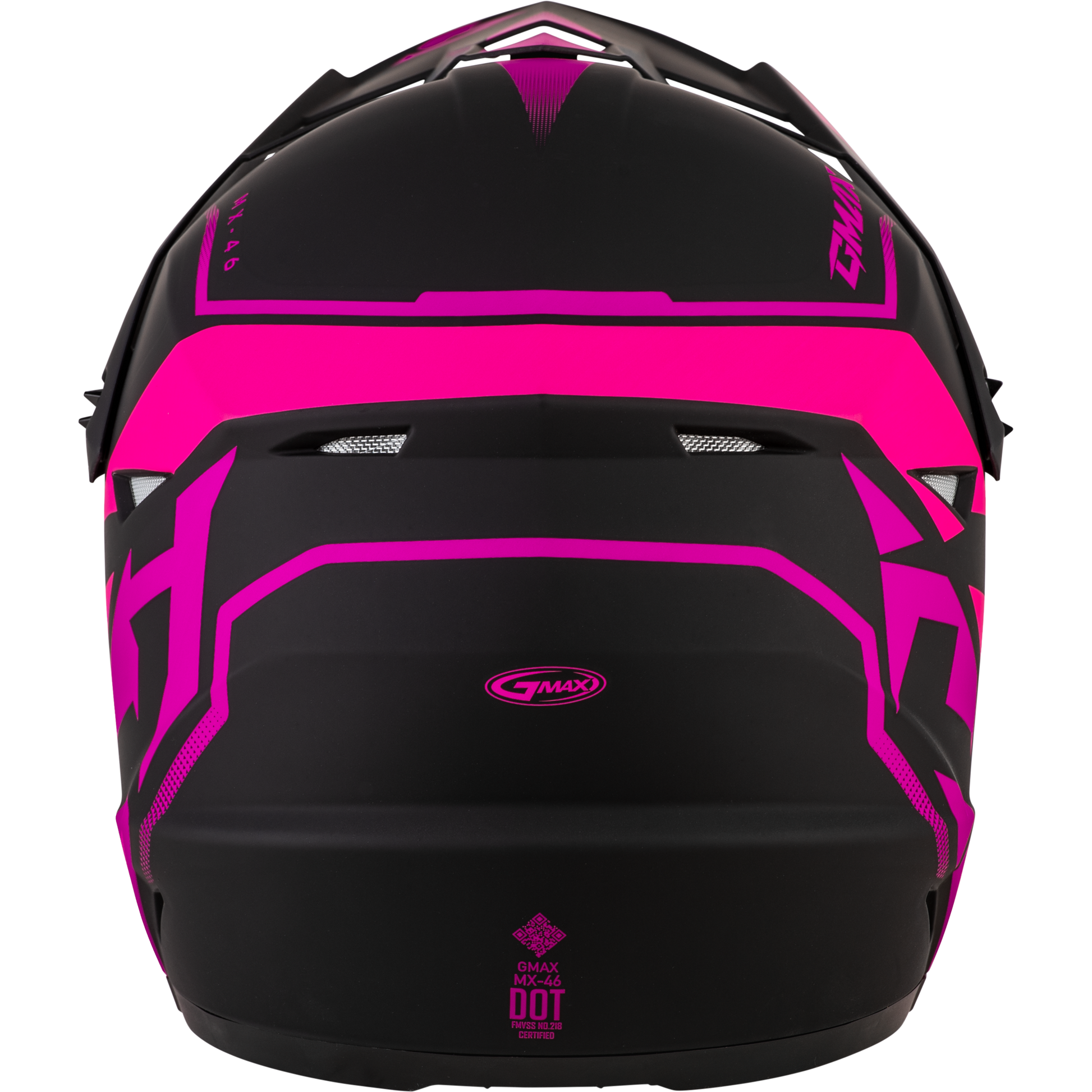 Mx 46 Compound Helmet Matte Black/Pink 2x