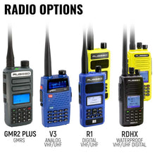 Rugged Radios MOTO MAX Comm Kit w/ HD OFFROAD Cables With R1 (Blue) - Business Band Radio