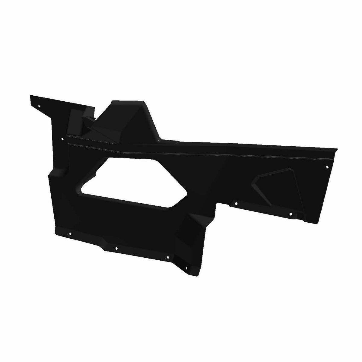 Polaris Ranger Center Console, Left, Gloss Black, Genuine OEM Part 5452202-070, Qty 1