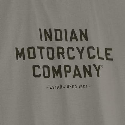 Indian Motorcycle Men's Est. Block Logo Tank, Gray - 2XL - 286477012