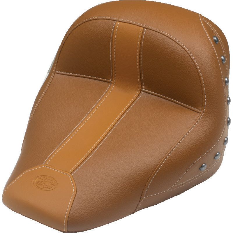 Mustang 06-17 Harley Dyna Wide Touring Recessed Passenger Seat - Black