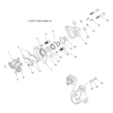 Polaris ATV Brake Caliper, Genuine OEM Part 1911075, Qty 1
