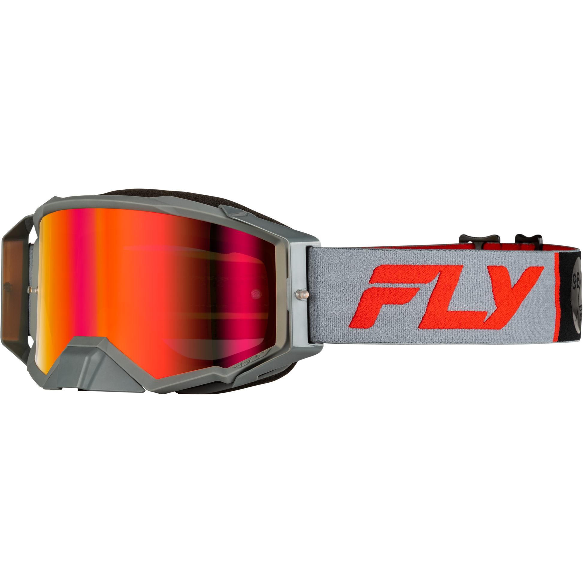Zone Pro Goggle Grey/Red W/ Light Red Mirror/Amber Lens