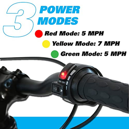 STACYC 12EDrive - 12" Electric Balance Bike, Motorcycle, MX, BMX, ride-on toy for kids, with 2AH Battery and Charger