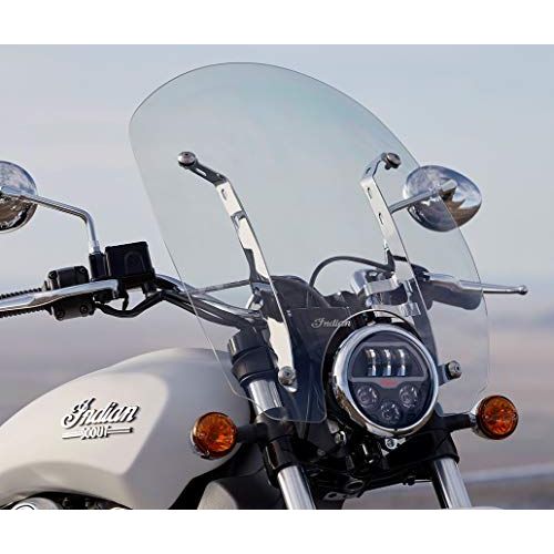 2015-2022 Genuine Indian Scout / Sixty 19" Quick Release Windshield - 17% Tinted 2884167-156