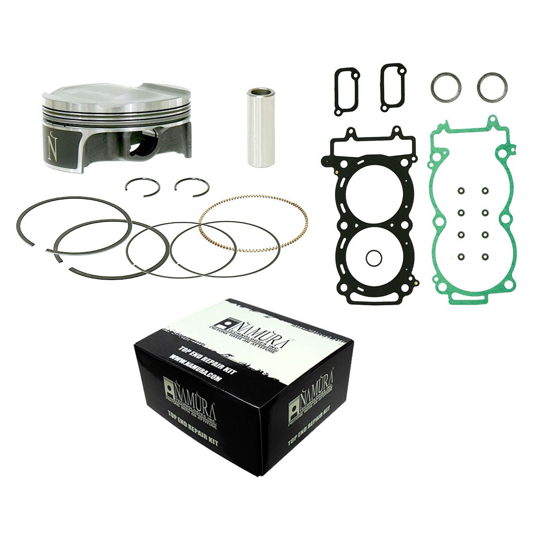 Top End Kit Twin Cylinder 92.95/Std 10.6:1 Pol