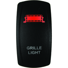 DragonFire Racing Lighted Switch Grill Light On/Off Red