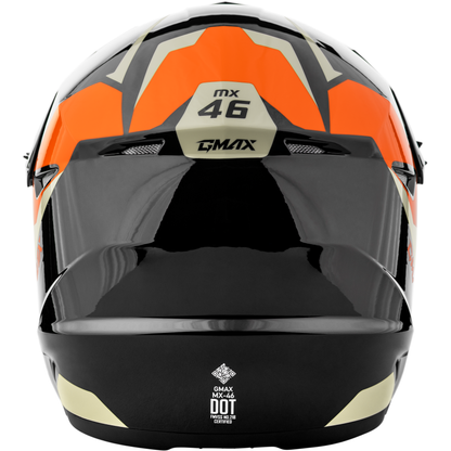 Mx 46y Cyclus Helmet Black/Orange Ym