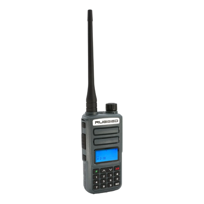Rugged Radios Rugged GMR2 PLUS - GMRS / FRS Two Way Handheld Radio Grey