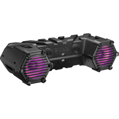 8" Atv Tube With Lighting Lightbar And Rgb Lit Speakers