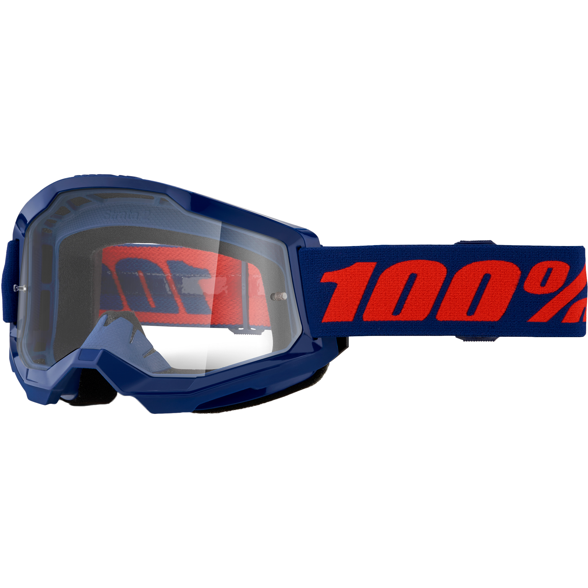 Strata 2 Goggle Navy Clear Lens