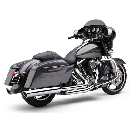 909 Twins 4" Slip Ons Chrome Flh/Flt 95 16