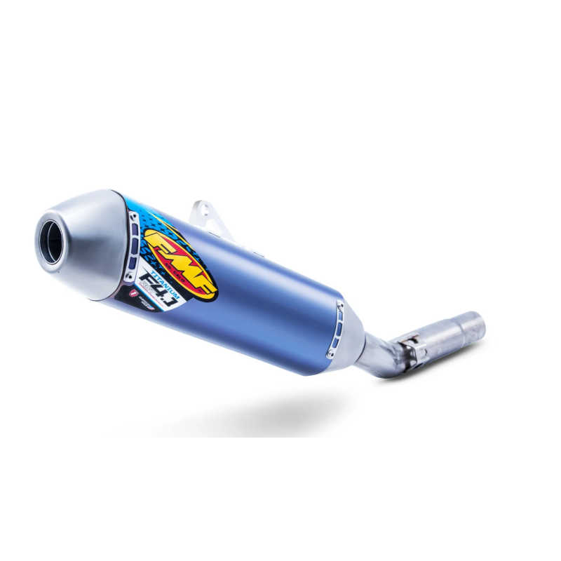 FMF Racing Honda CRF125F 19-26 SS Anodized Titanium Mini Moto Fact 4.1 Slip-On Muffler