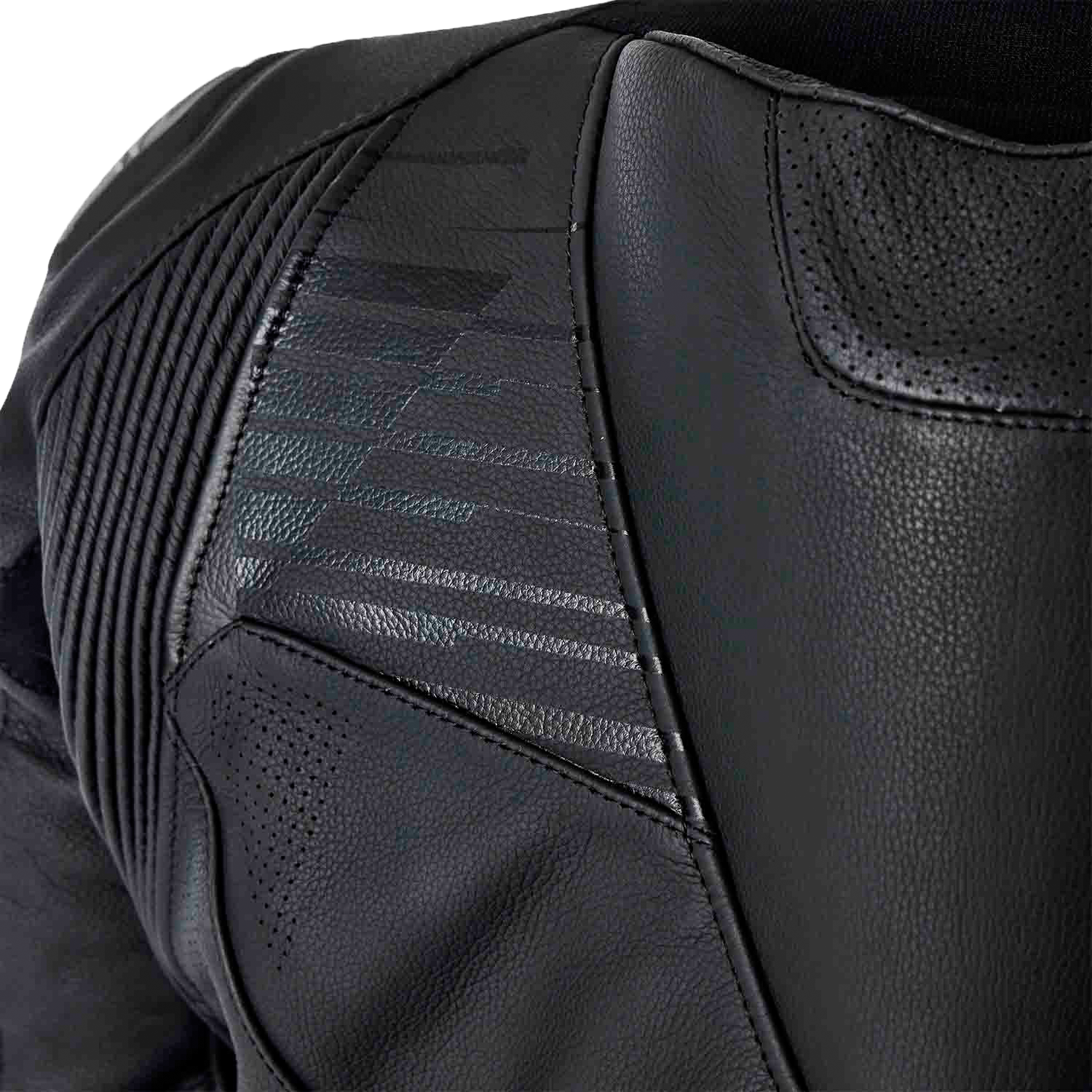 Tractech Evo D3o Jacket Blk/Whi Leather Lg