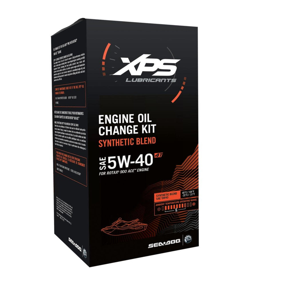 Sea-Doo 4T 5W-40 Synthetic Blend Oil Change Kit For Rotax 900 ACE Engine - 9779250