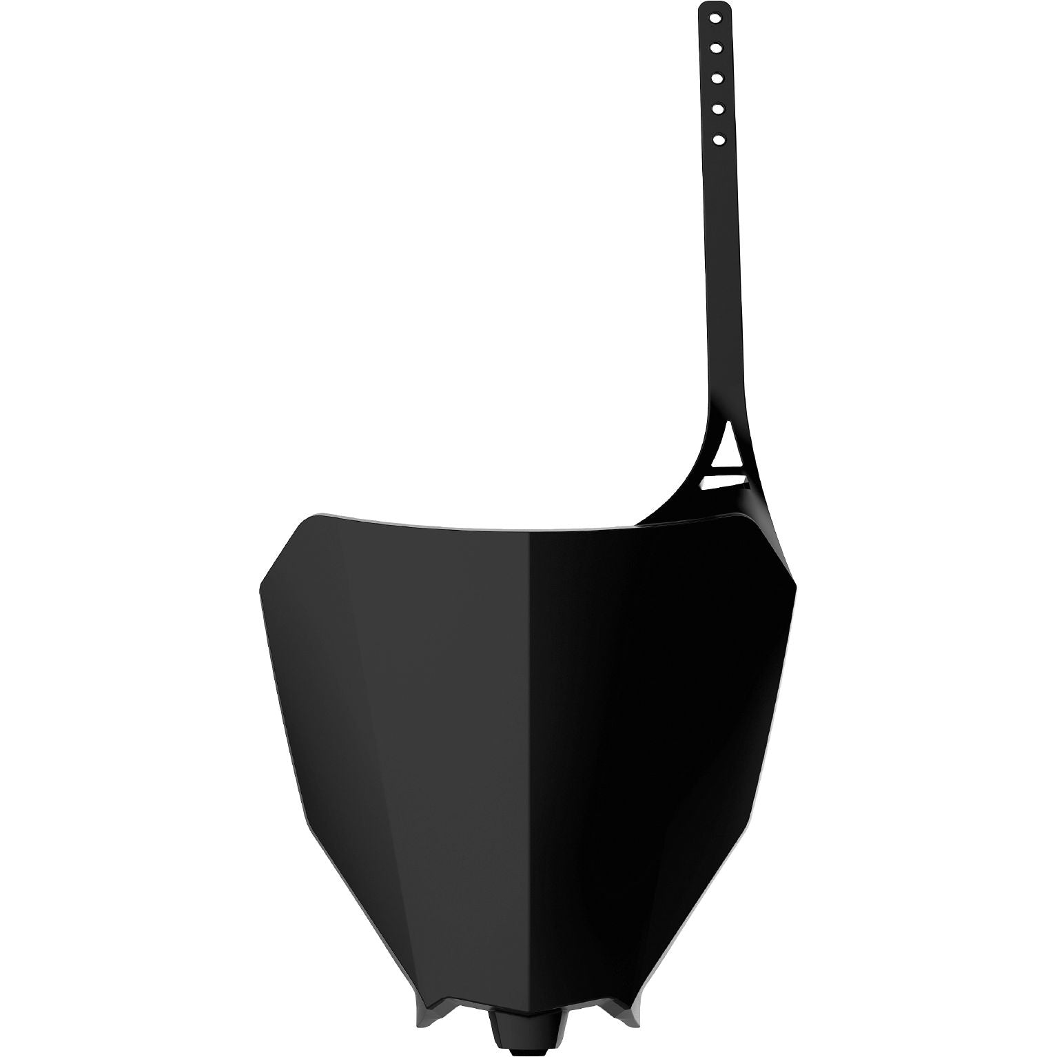 Front Number Plate Black