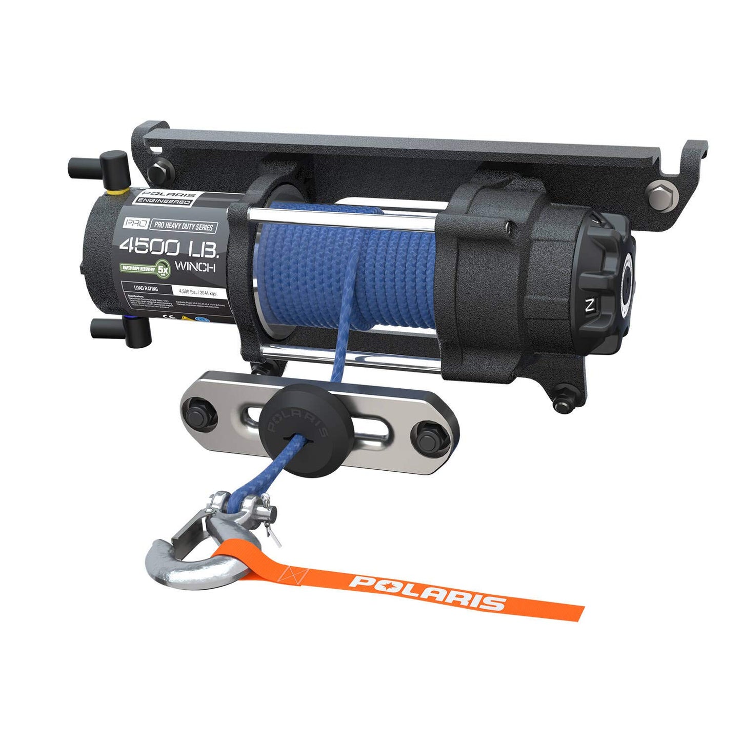 Polaris Off Road PRO HD 4,500 lb. Winch with Rapid Rope Recovery for compatible RANGER models 2013-2019