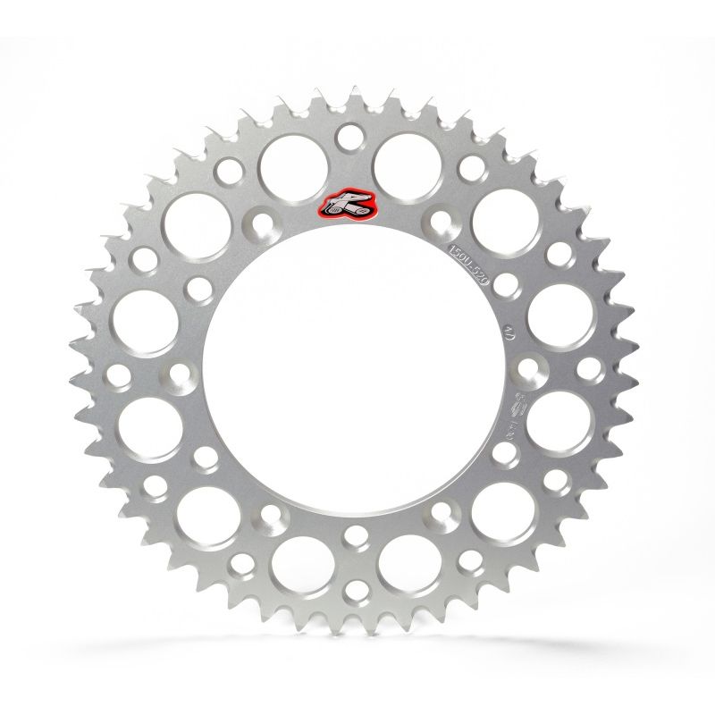 Renthal 20-23 Kawasaki KLX 230/ R/ S Rear Grooved Sprocket - Silver 520-44P Teeth
