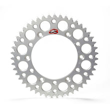 Renthal 91-93 Suzuki DR 350/ 00-11 DR-Z 400E Rear Grooved Sprocket - Silver 520-47P Teeth