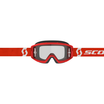 Primal Goggle Red/White Clear Works