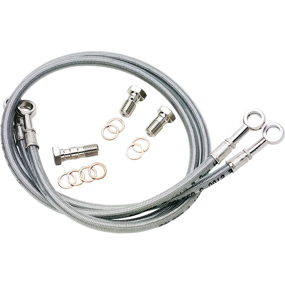Brake Line Front Silver Yamaha
