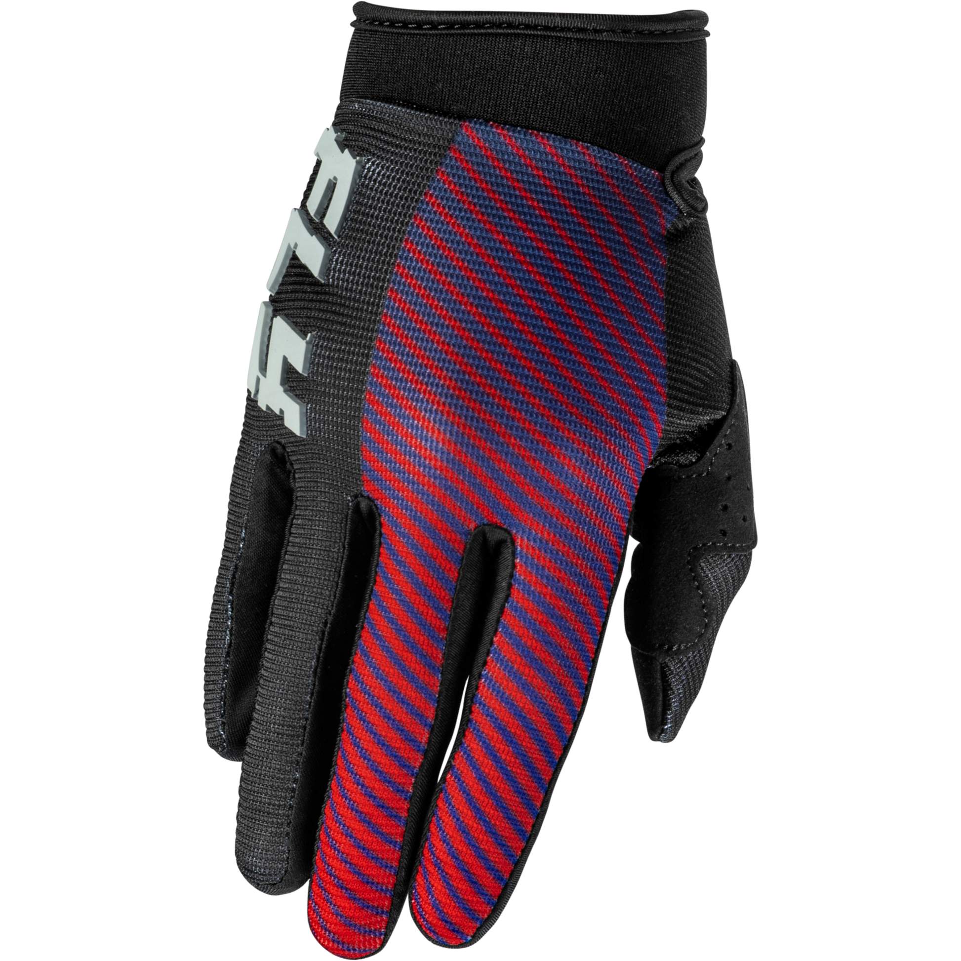 Youth F 16 Gloves Black/Red/Purple Ys