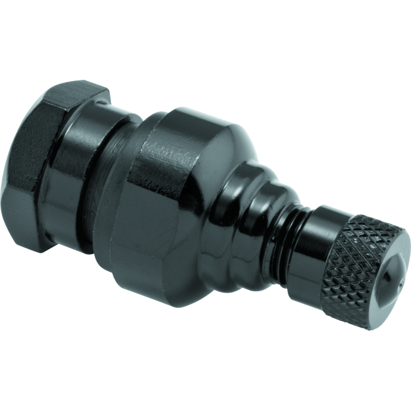 BikeMaster Valve Stem Aluminum 8.3mm Pair - Black